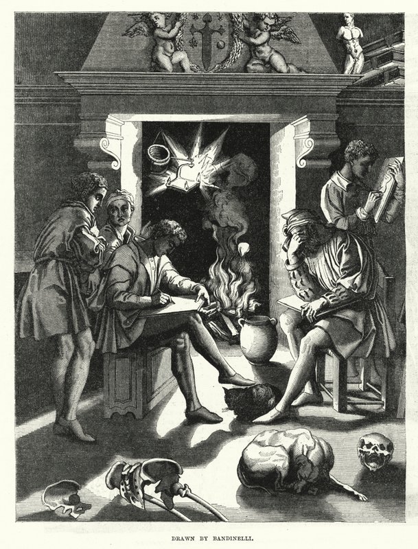 Studio of Baccio Bandinelli in the sixteenth century by English School