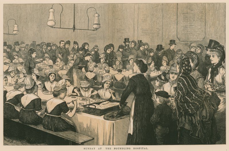 Sunday at the Foundling Hospital by English School