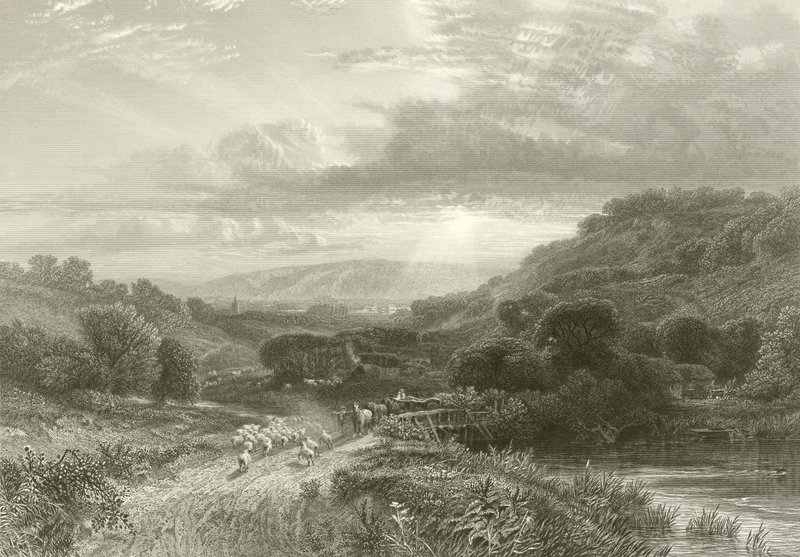 Sunset in Sussex by English School