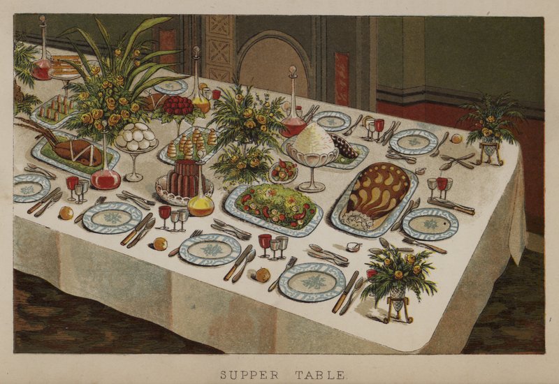 Supper Table by English School