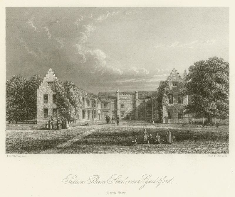 Sutton Place, Send, near Guildford, North View by English School