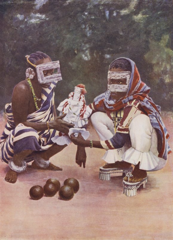 Swahili Women with a Fetish, Zanzibar by English School