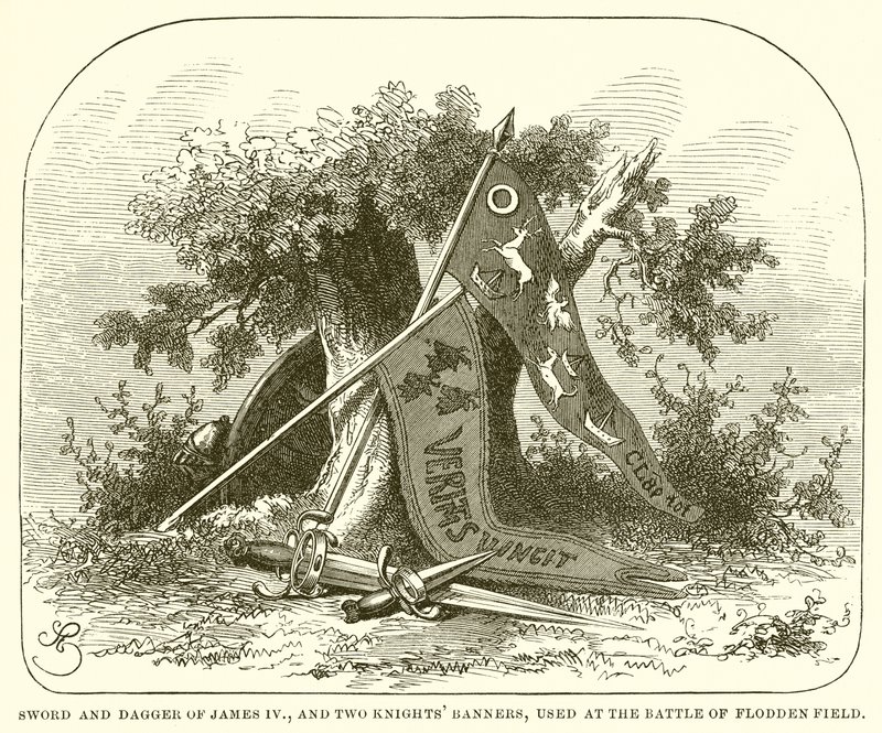 Sword and Dagger of James IV, and Two Knights
