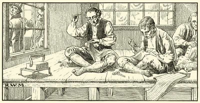 Tailors - End of 18th Century by English School