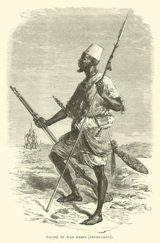Talibe in War Dress, Senegambia by English School