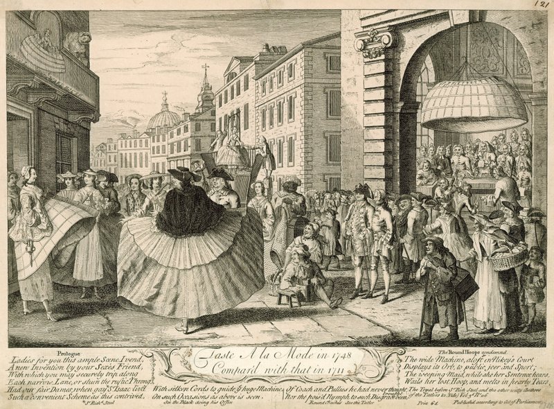 Taste à la Mode in 1748 Compared with That in 1711 by English School