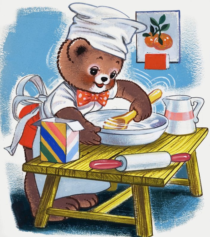 Teddy Bear (with hidden objects) by English School