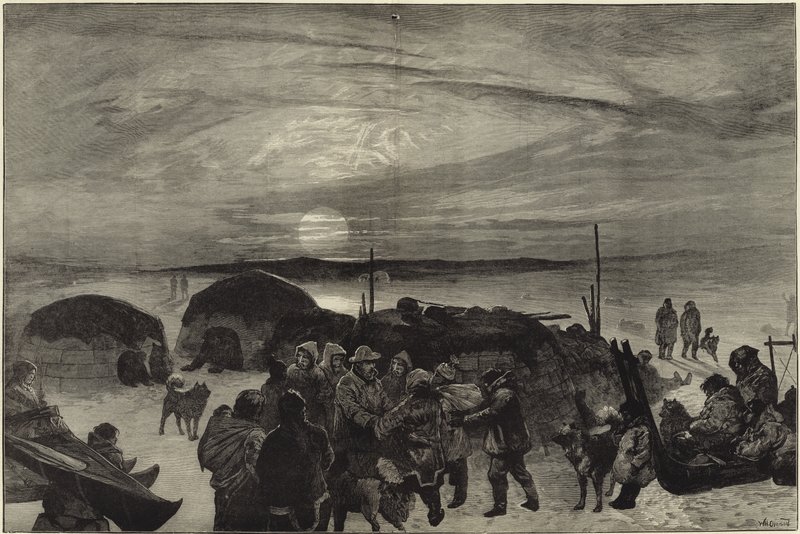 The American Franklin Search Expedition by English School