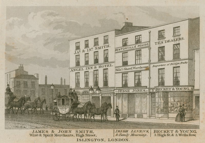 The Angel Inn, Islington by English School