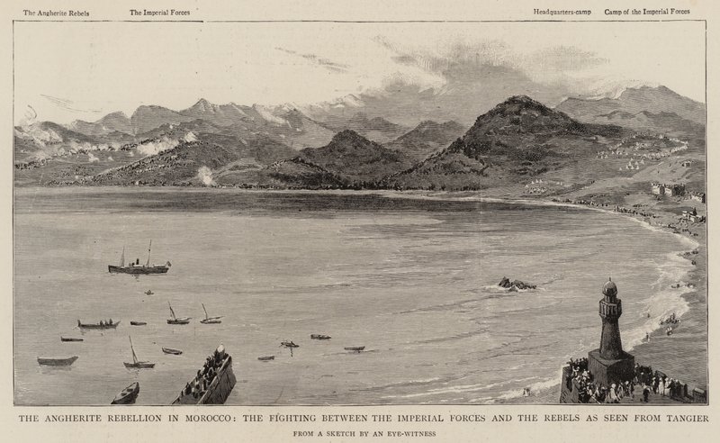 The Angherite Rebellion in Morocco, the Fighting Between the Imperial Forces and the Rebels as Seen from Tangier by English School