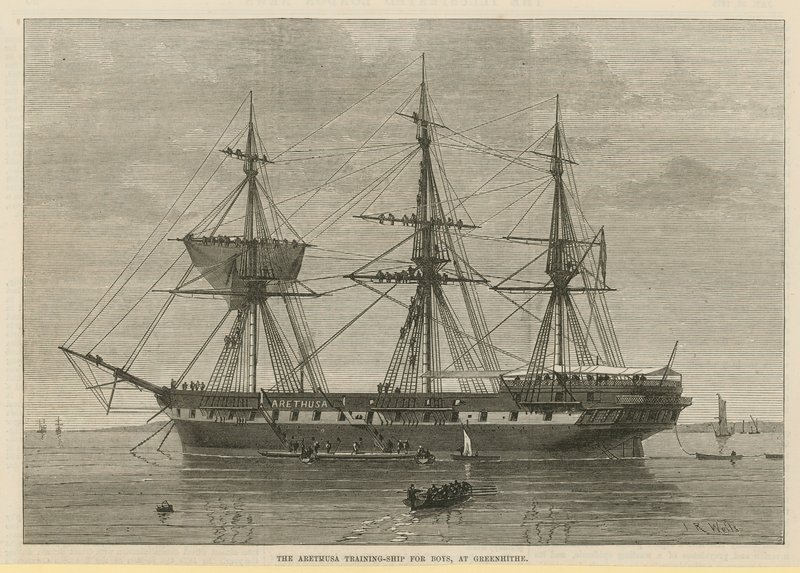 The Arethusa Training Ship for Boys by English School