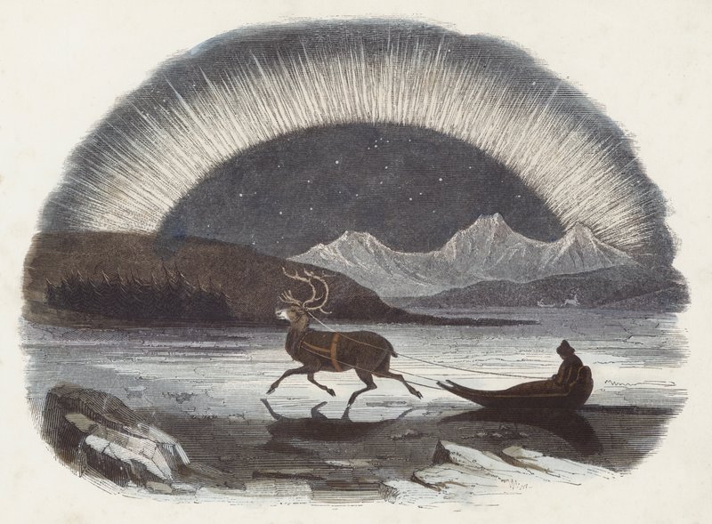 The Aurora Borealis by English School
