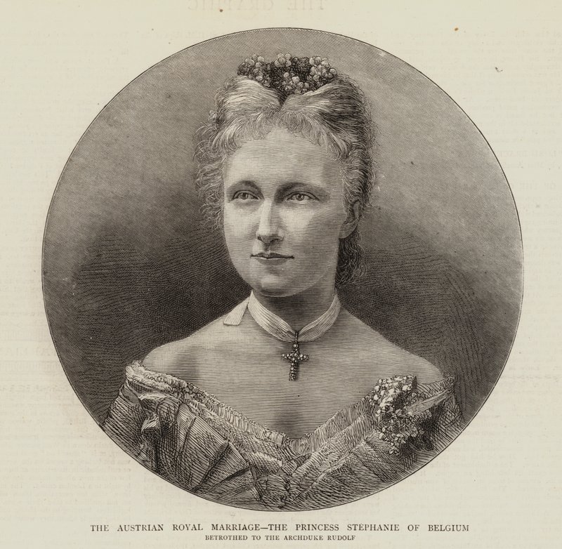 The Austrian Royal Marriage, the Princess Stephanie of Belgium by English School