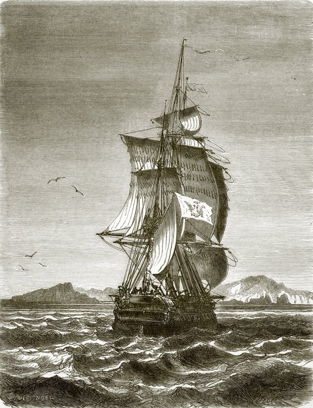 The Austrian Frigate, 