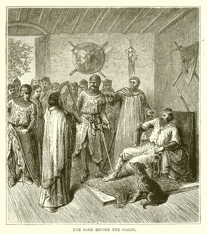 The Bard before the Baron by English School