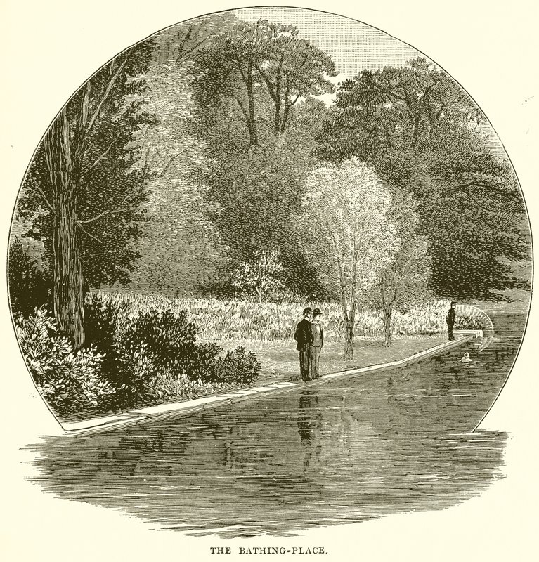 The Bathing-Place by English School
