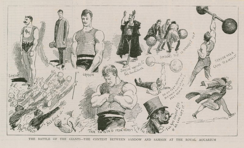 The Battle of the Giants by English School