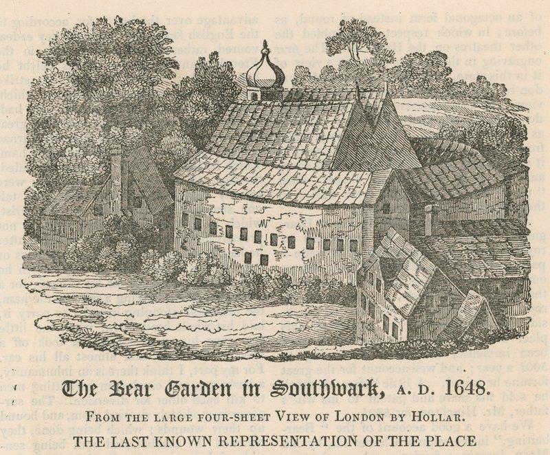 The Bear Garden in Southwark, AD 1648 by English School