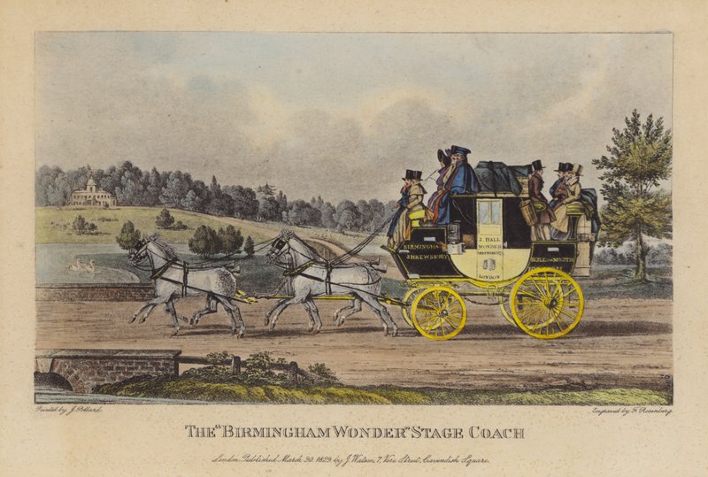 The Birmingham Wonder Stage Coach by English School