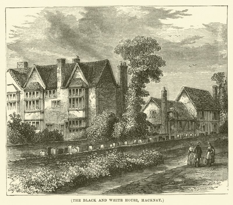The Black and White House, Hackney by English School