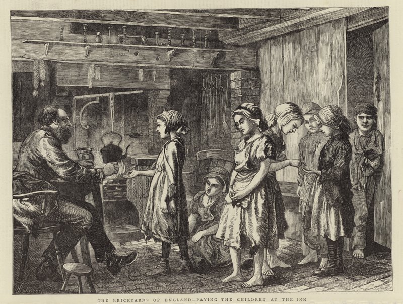 The Brickyards of England - Paying the Children by English School
