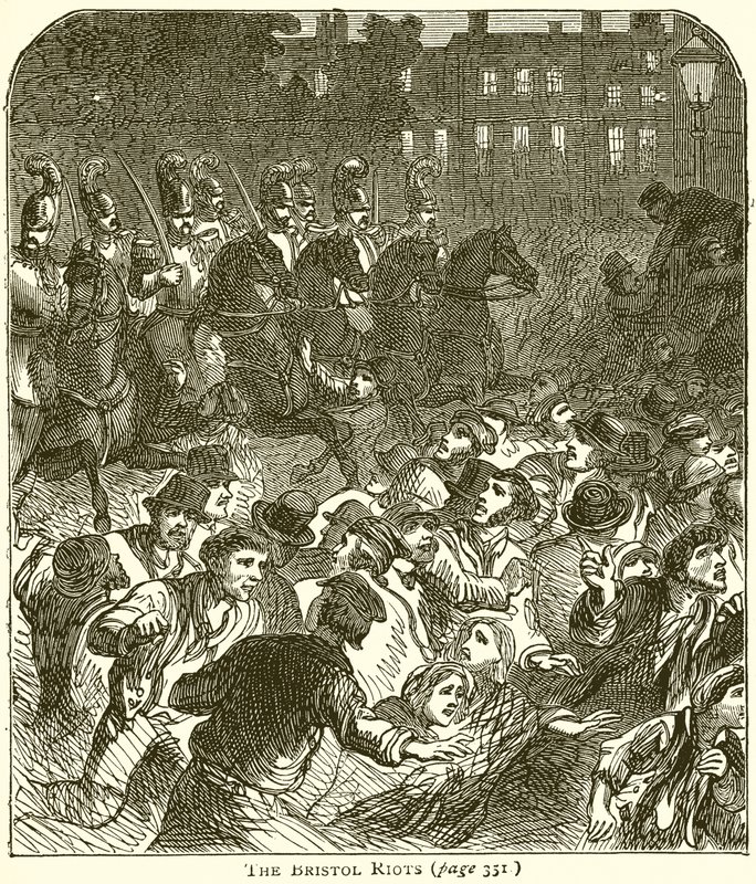 The Bristol Riots by English School