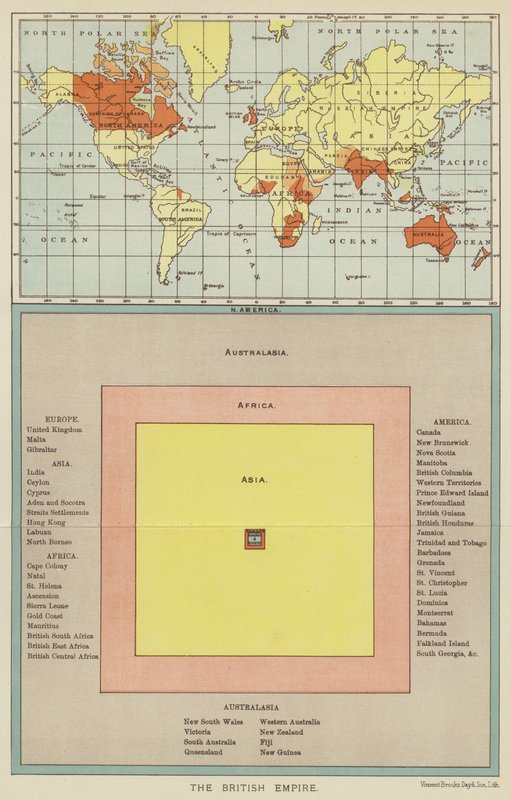 The British Empire by English School