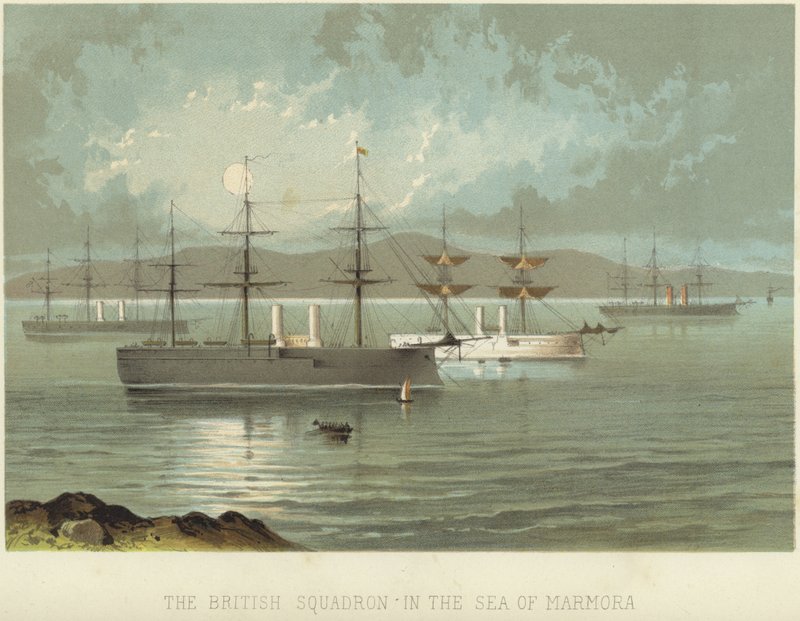 The British Squadron in the Sea of Marmara by English School