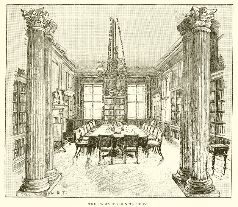 The Cabinet Council Room by English School