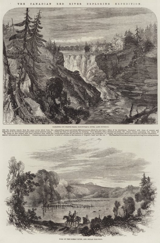 The Canadian Red River Exploring Expedition by English School