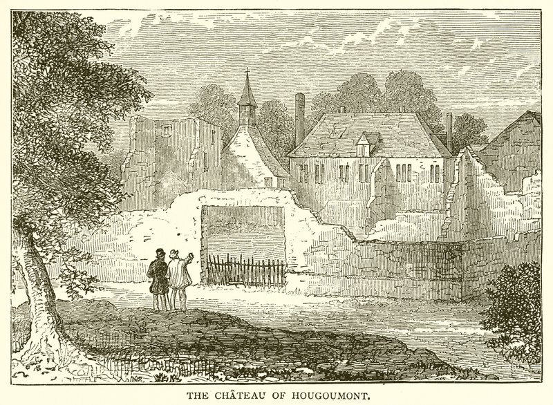 The Chateau of Hougoumont by English School