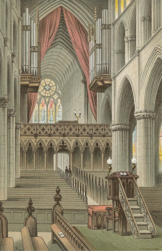 The Choir, Glasgow Cathedral by English School