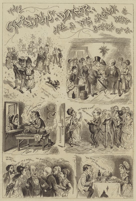 The Christmas Dinner, How it Was Stolen and What Became of It by English School