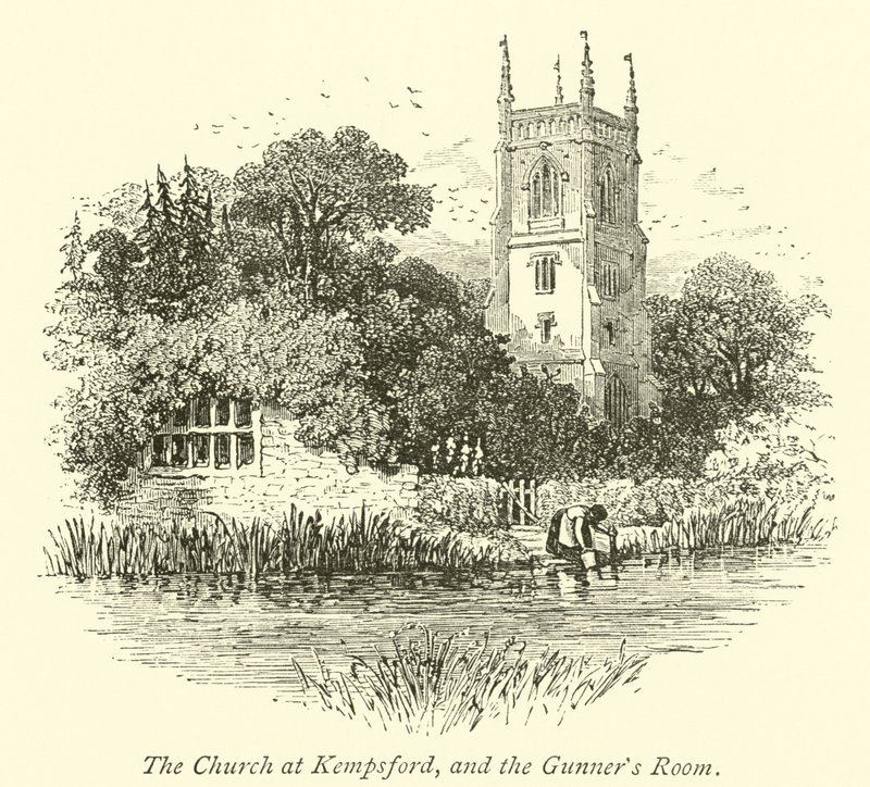 The Church at Kempsford, and the Gunners Room by English School
