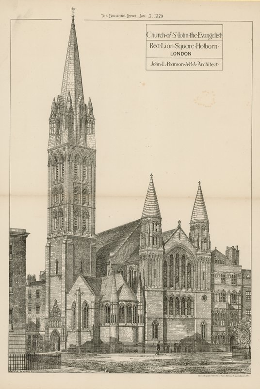 The Church of St John the Evangelist by English School