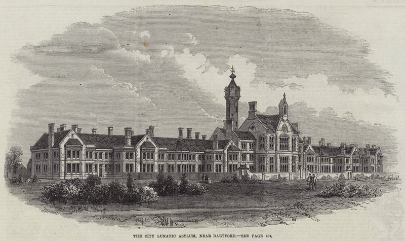 The City Lunatic Asylum, Near Dartford by English School