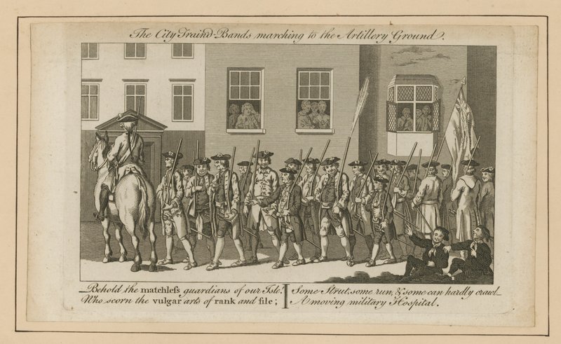 The City Trained Bands marching to the Artillery Ground by English School