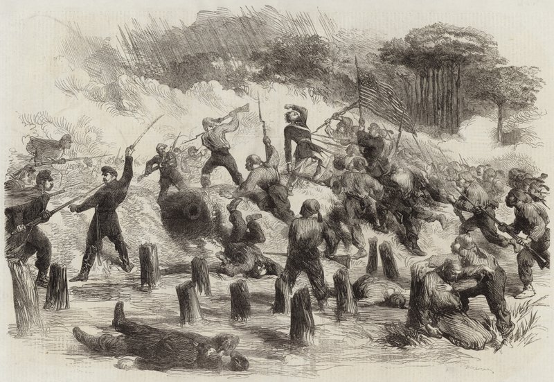 The Civil War in America by English School