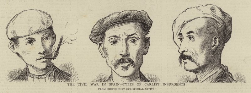 The Civil War in Spain, Types of Carlist Insurgents by English School