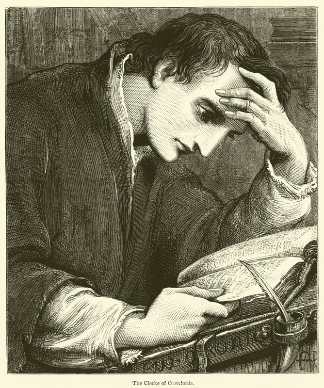 The Clerke of Oxenforde by English School