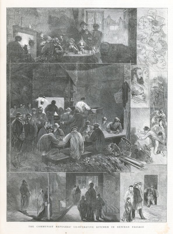 The Communist Refugees Co-operative Kitchen in Newman Passage by English School