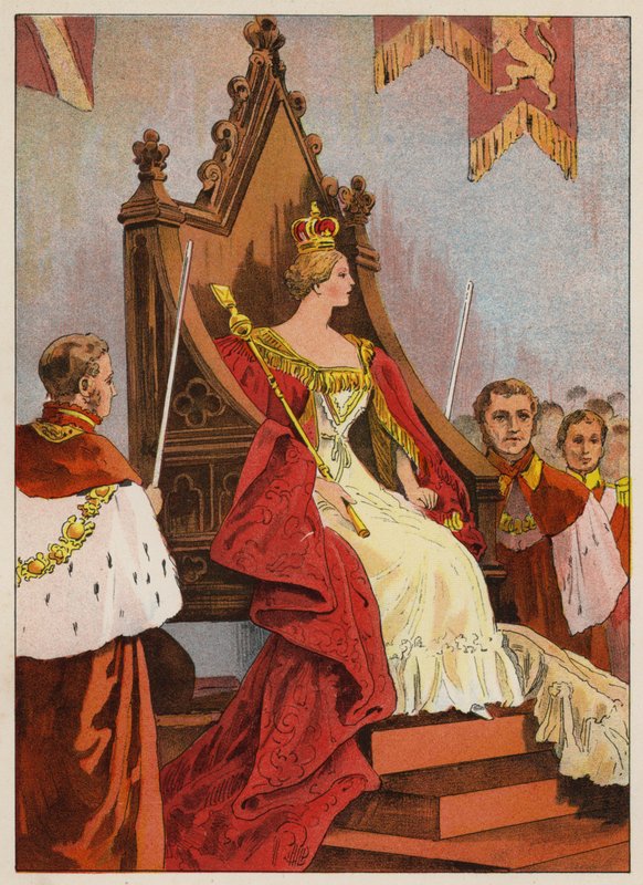 The Coronation of Queen Victoria by English School