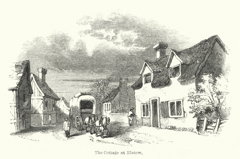The Cottage at Elstow by English School