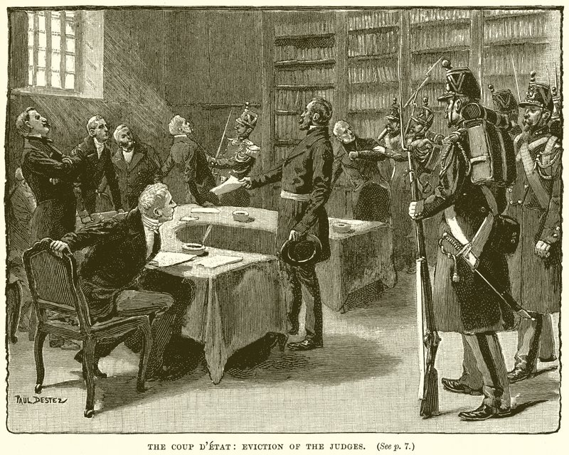 The Coup Detat: Eviction of the Judges by English School