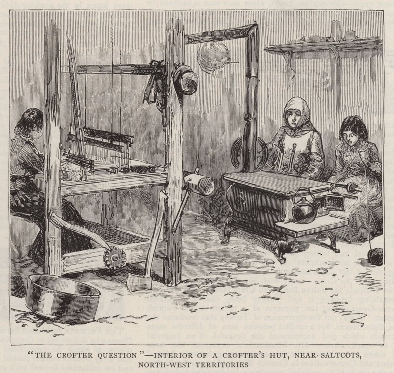 "The Crofter Question", Interior of a Crofter