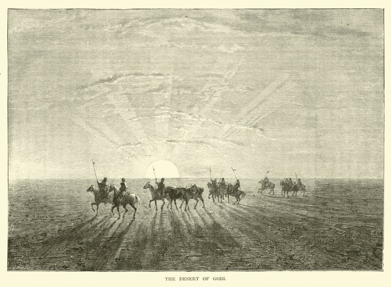 The Desert of Gobi by English School