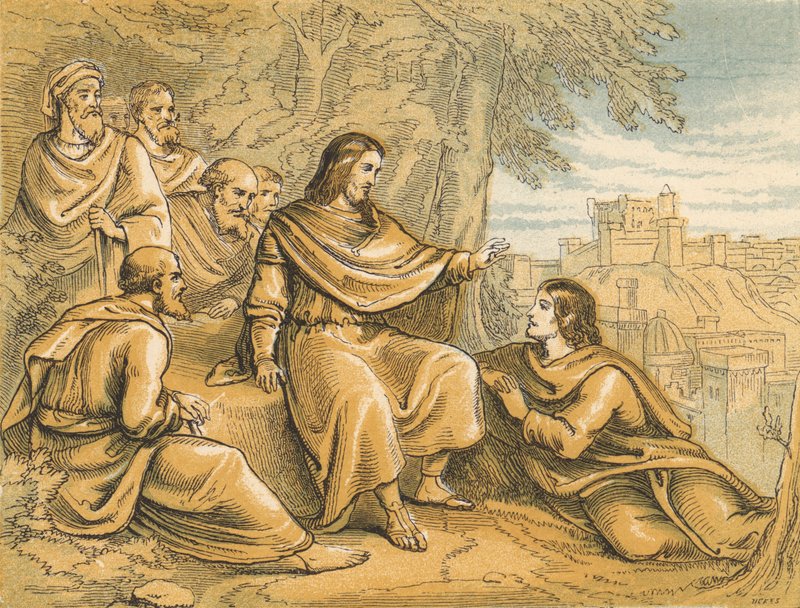 The Destruction of Jerusalem Foretold by English School