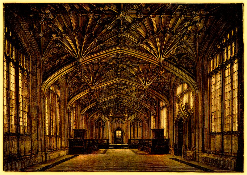 The Divinity School, Oxford: built between 1445 and 1454, illustration from A Students History of England by Samuel R. Gardiner, published 1902 by English School