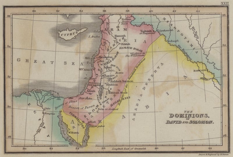 The Dominions of David and Solomon by English School