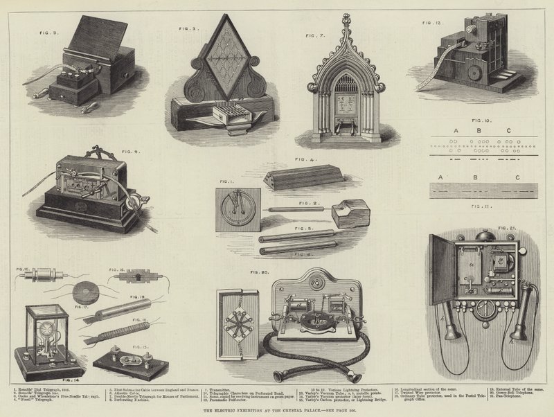 The Electric Exhibition at the Crystal Palace by English School